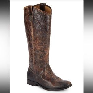 Frye distressed Melissa tall boots